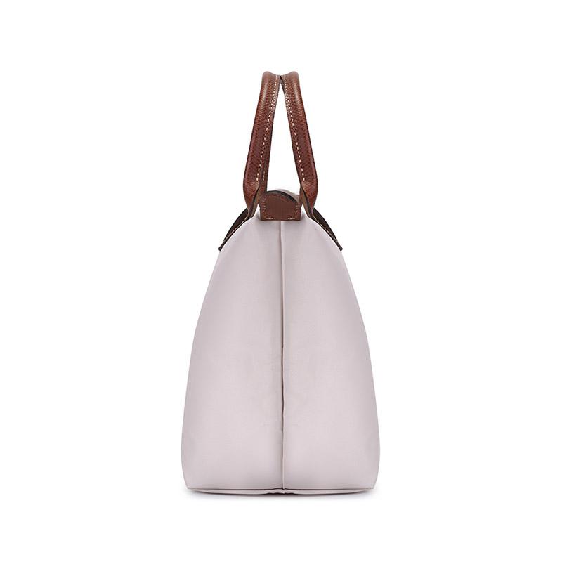 Longchamp Le Pliage 23 Short Handle Canvas And Leather Tote Bag Small Women tote bags Paper 1621089555