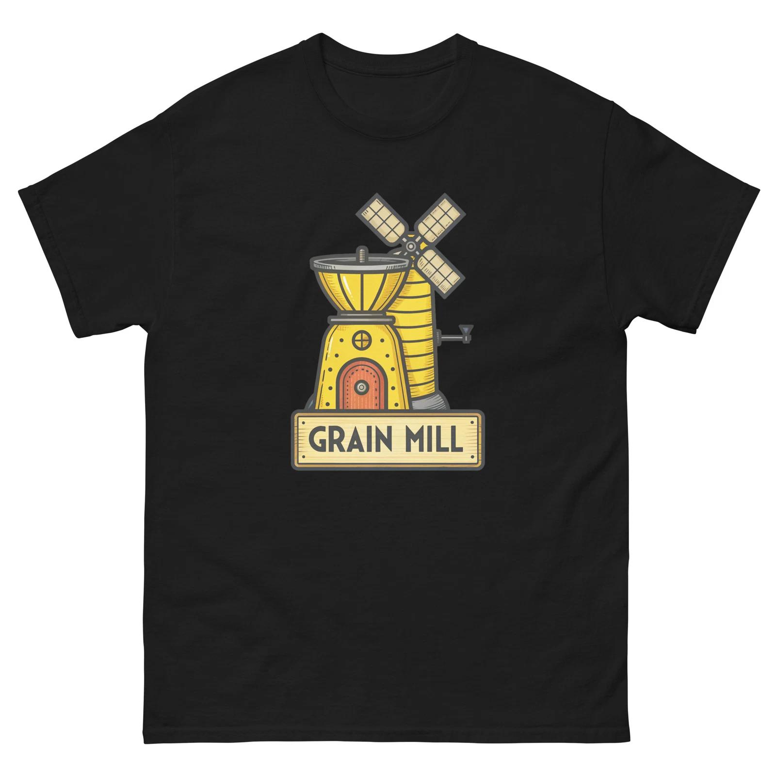 Футболка с принтом: Зернодробилка, Фермерство, Сельская жизнь, Сельское хозяйство 2XL