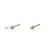 Spot Atmospheric Fashion 316L Sweet Retro Pearl Simple Versatile Ball Stud Earrings Titanium Steel Earrings