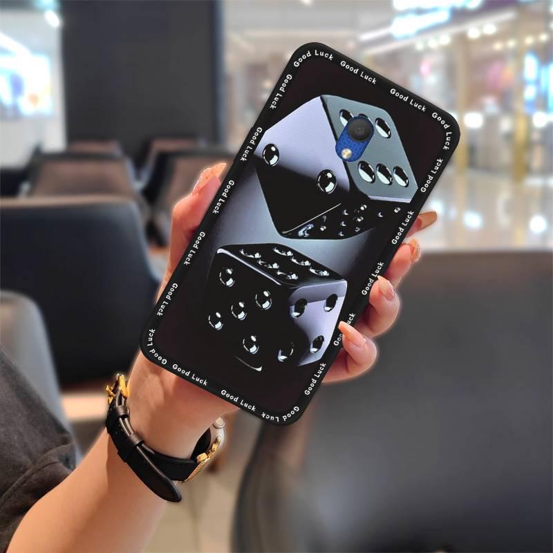 Stylové pouzdro na telefon Alcatel pro muže a ženy s unikátní texturou, odvodem tepla, kreslenými a jednobarevnými designy.