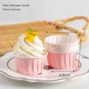 Baizi'en Rolled Edge Oven-Safe Cake Paper Cups (100-Pack)