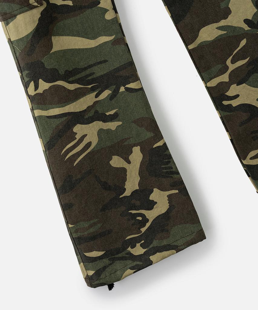 VASTIC Bootcut Camo Cargo Pants_Beige