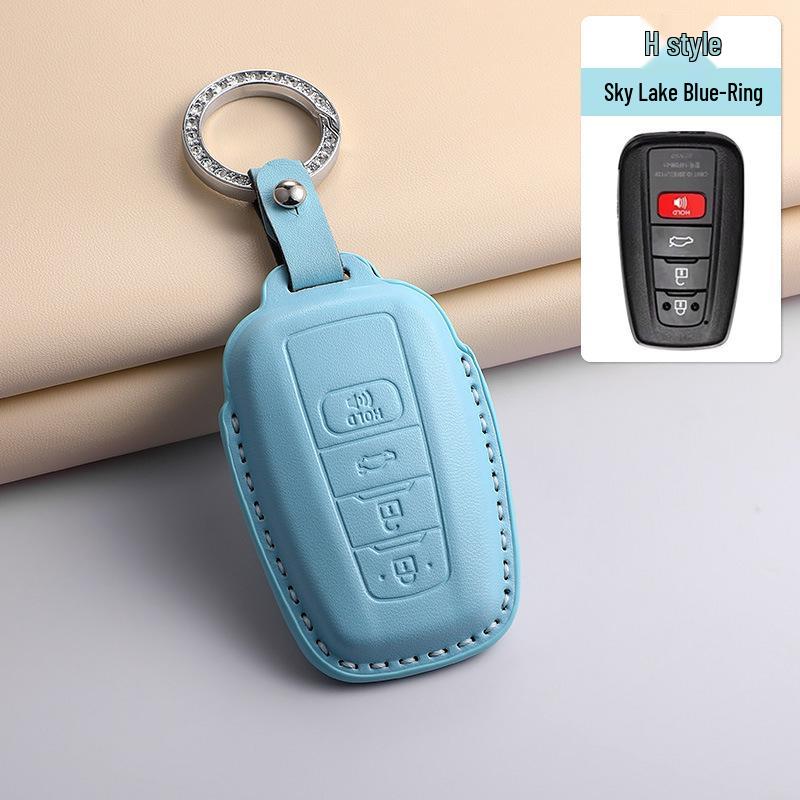 

Toyota Key Case for Camry, Asia Dragon, Highlander, RAV4, Corolla, Levin, CHR - Texture Purple