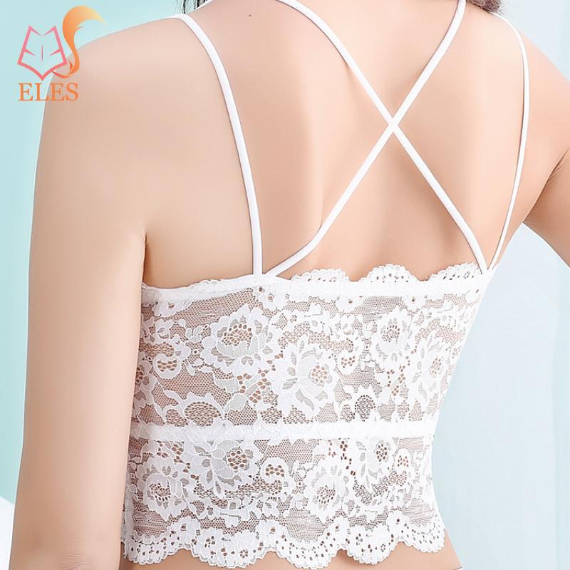 Thin Lace Beautiful Back Tube Top Underwear Bra Anti-exposure No Steel Ring Gathered Underwear Girl Chest Wrap Bra Top