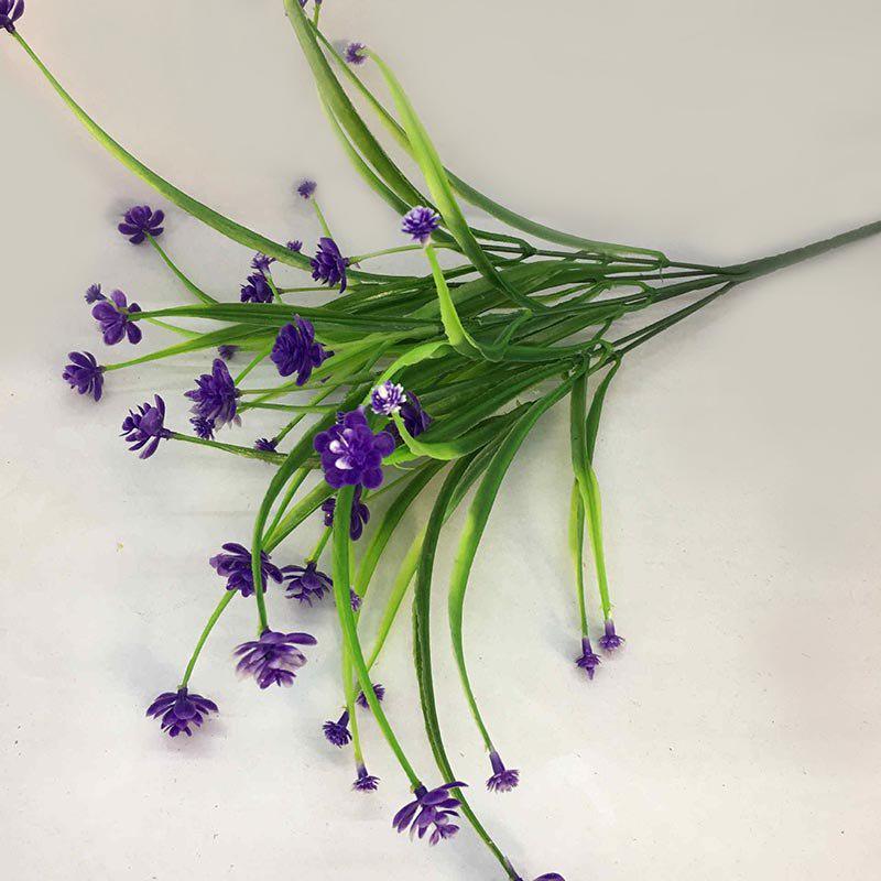 

1pcs Green Plastic Grass Plants Artificial Flower Babysbreath Wedding Home Christmas Decor Party Office Flower фіолетовий