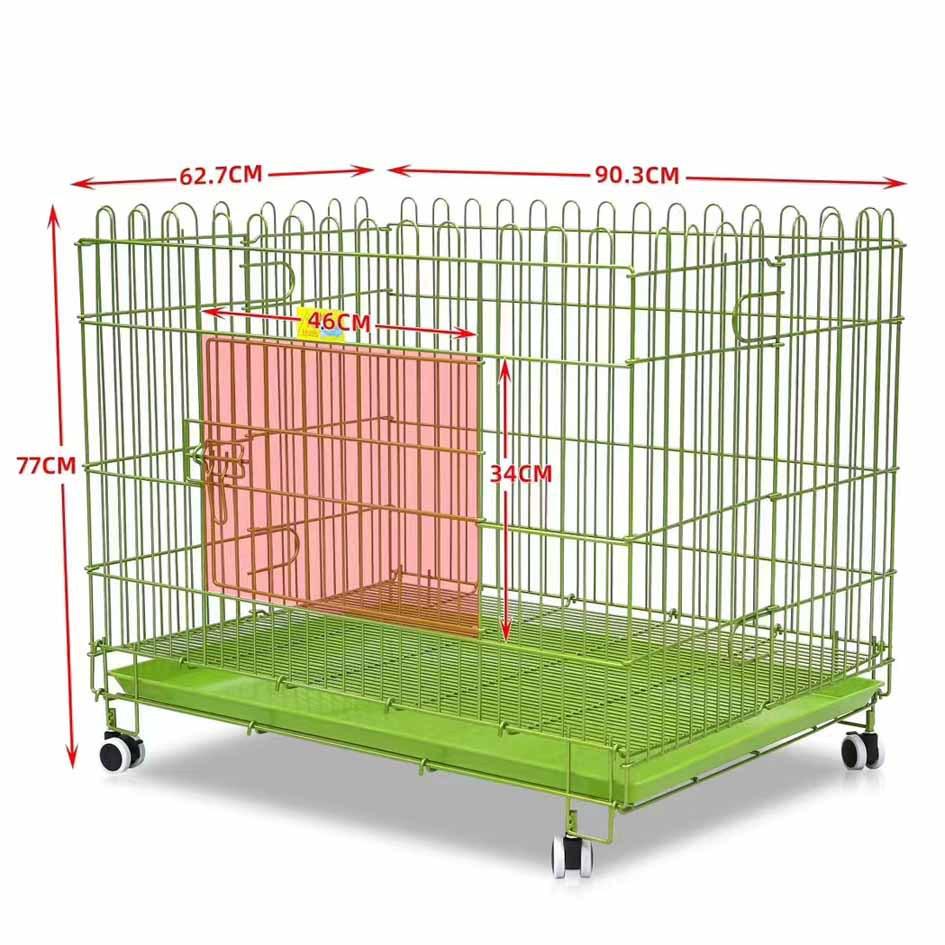 Genuine Lejia Thickened Nano Pet Cage with Tray, Foldable Enclosure for Cats and Small/Medium Dogs