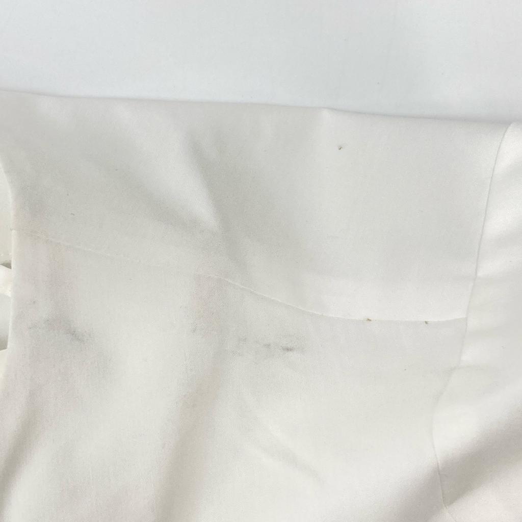 M-premier A342-005 White Gathered Flare Sleeve Blouse tops 38 whiteUsed