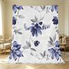 Hemmed Flannel Throw Blanket,Soft & Skin-friendly Cozy Warm for Home, Couch, Halloween & Christmas Decor