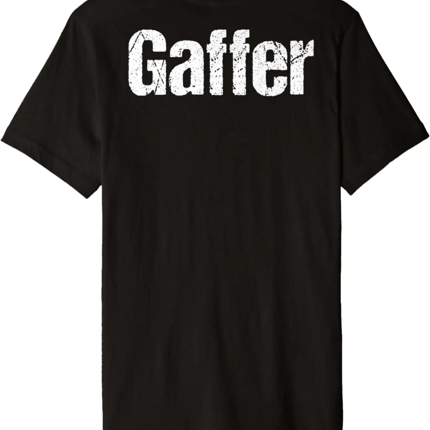 Gaffer Shirt Film Crew Film Staff Movie Making Gift Premium T-Shirt,Comfortable pure cotton S
