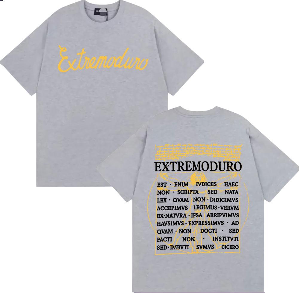 Extremoduro Tour 2026 Print T Shirts Mens Clothing Harajuku High Street Tshirt Man pure Cotton Short Sleeve Tshirts