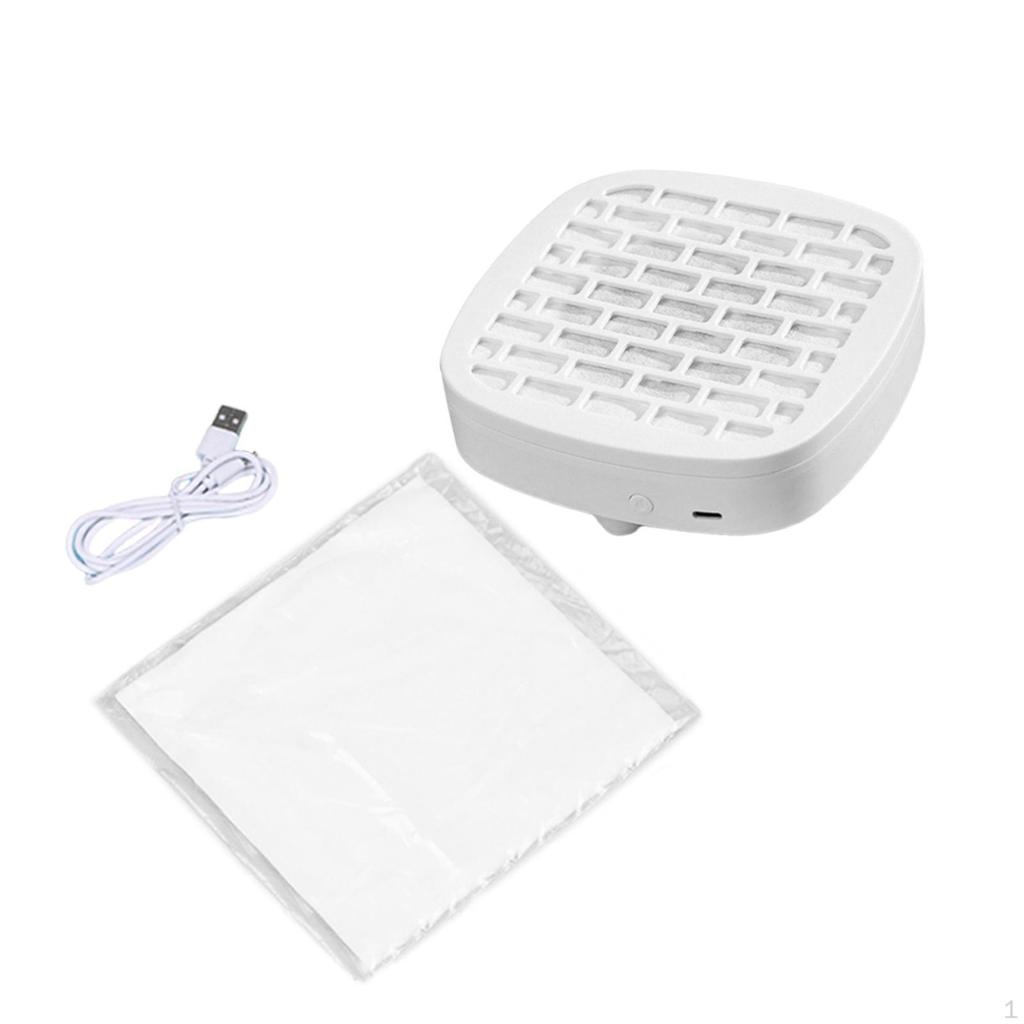 Nail Dust Collector for Acrylic Polishing Portable Manicure Pedicure Home