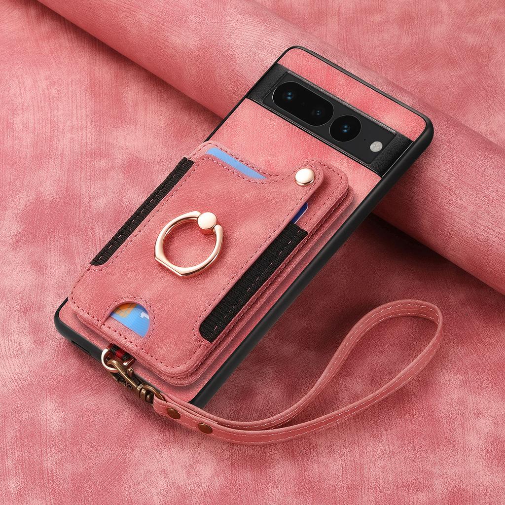 RFID Cards Solt Wallet Leather Case For Google Pixel 8 7 Pro 7A 8 6A 6 Magnetic Ring Holder Kickstand Back Bag Cover Fundas Coque