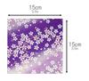 Kawasumi Washi Special Cherry Blossom Chiyogami Yuzen Washi 10 Set B Hand-Dyed Paper, 15cm, Patterns,