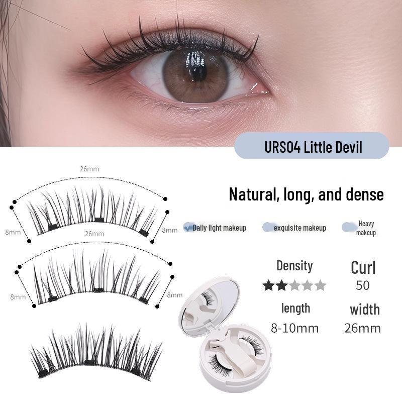 New Style Magnetic False Eyelashes & Curler Set – Little Devil Collection