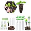 166pcs  Pods Kits Indoor Hydroponics Growing System with Labels Grow Basket