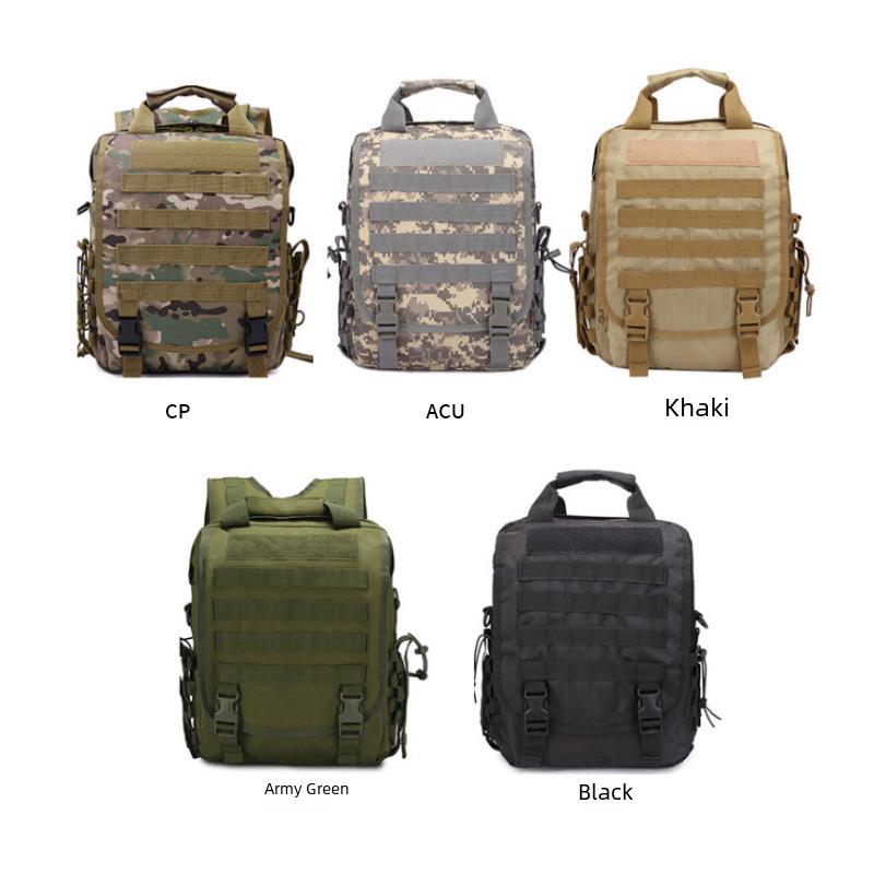 Men's Camouflage Tactical One-Shoulder Bag: Outdoor Sports Backpack for Tablets and Leisure Travel