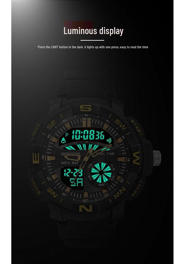 Sanda Luminous Outdoor Sports Digital Watch for Men, Women, and Students – Stylish and Cool Wristwatch