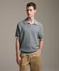 Jelolaunji [Air Conditioner Knit] Heritage Open Collar Knit Blue