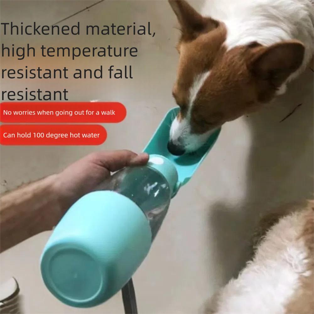 2 In 1 Dog Water Bottle Portable Cat Drinking Bowl Foldable Pet Water Dispenser  Travel