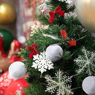 50 Stück Weihnachten Fake Schneeball 3 Zoll Künstlicher Schneeball Spielzeug für Weihnachten