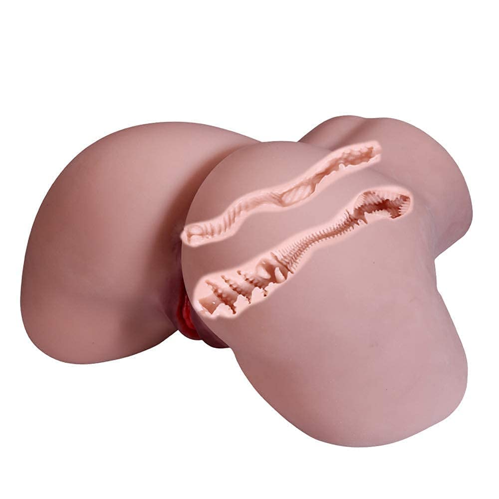 Realistická textura kůže Sexuální panna Mužský masturbátor Silikonový velký zadek Umělá vaginální anální kapsička na pussy Sex 3D Realistická pussy Zadek 15 kg