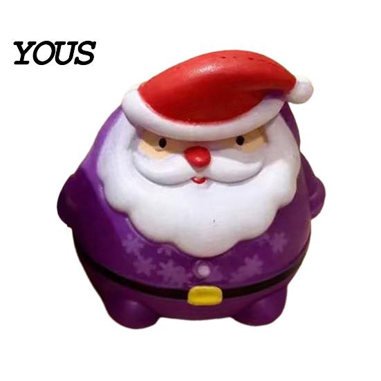 Portable Stress Balls Christmas Squeeze Toy, Santa Claus Shape Soft TPR Relief Sensory Fidget Relaxation for Adults Durable Novelty Hand Kneading Toy