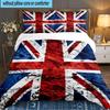 British Flag Artwork 3PCS Bedding set,Ideal for 1pc Duvet Cover And 2pcs Pillowcases Perfect for Fan gift,Ideal for Bedroom, Dormitory