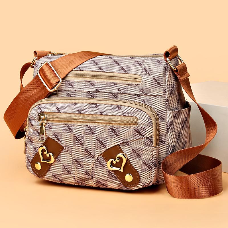 Винтажный роскошный кошелек и сумочка высококачественная женская сумка через плечо многокарманная женская сумка сумка на одно плечо хаки 2898₽