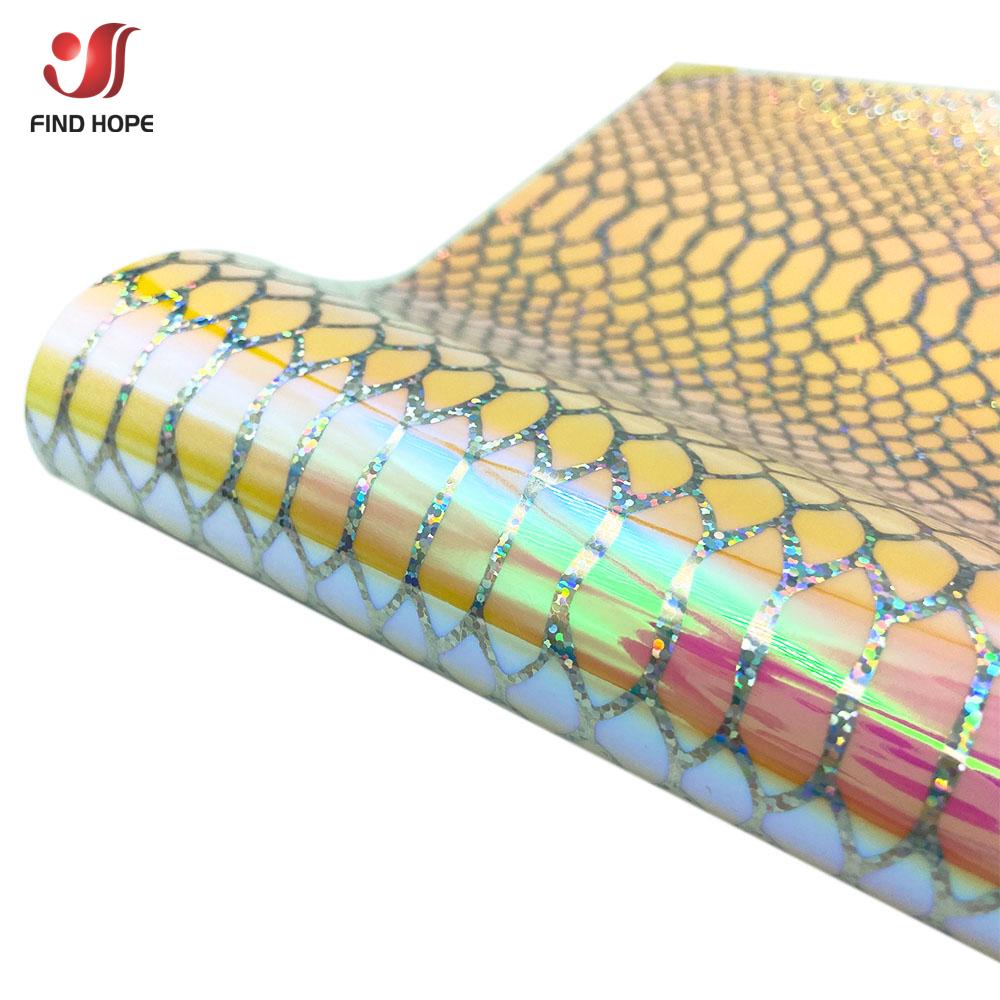 12"x39" Iridescent Gradient Glitter Adhesive Vinyl Roll Self-Adhesive HTV for Silhouette Cut Craft Cutting Home Decals Cup Decor