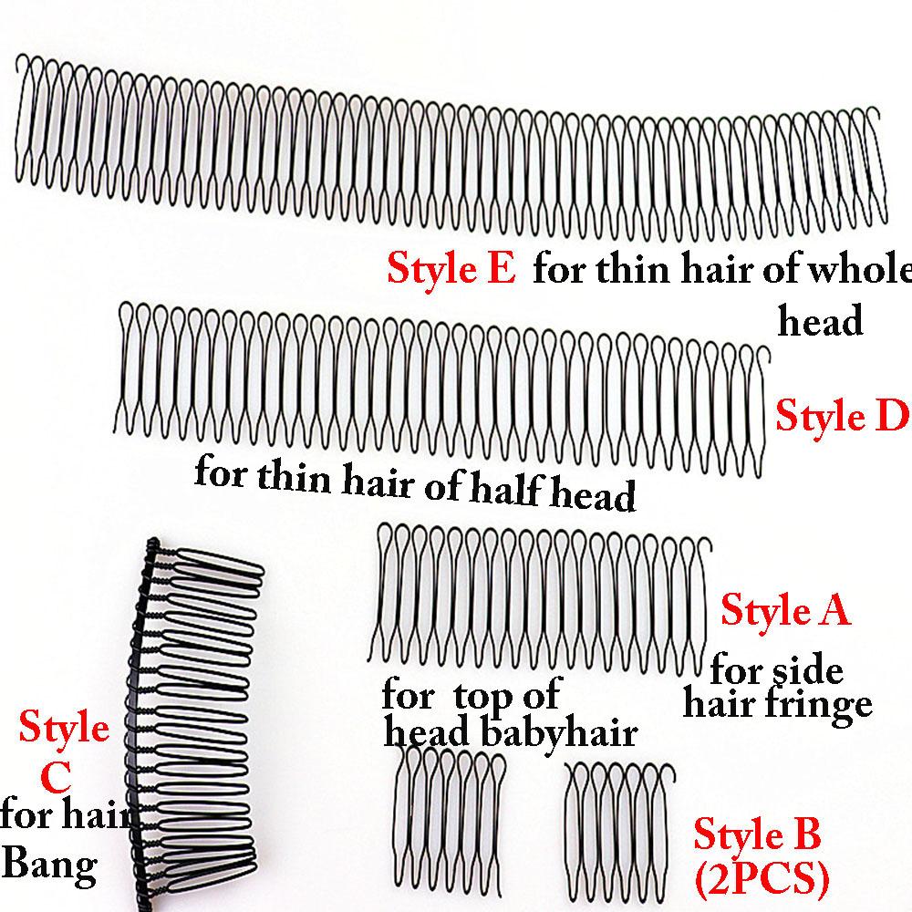 Easy to Use U Shape Hair Finishing Fixer Comb Baby Hair Tame Hair Finishing Clip Hairstyle Fixed