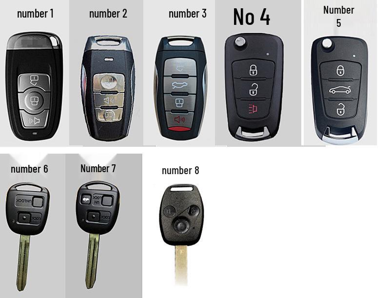 Key Case for Great Wall: Haval H6, H9, Chitu, F7, H2S, M6, F5, H4, Big Dog, F7X, Fengjun, Ora with Snap Button