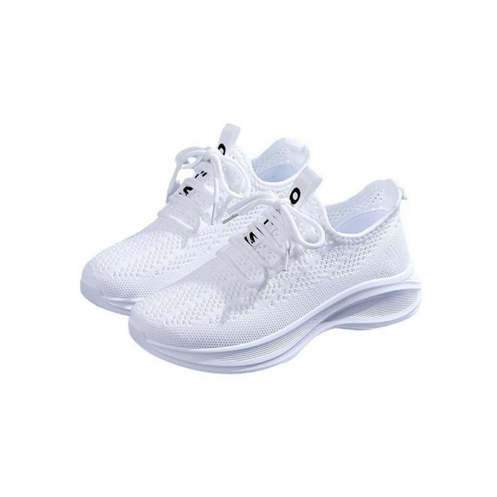 Flyknit Fashionable Casual Anti Slip Running Sports Shoes for Women, Korean Version, Trendy Soft Soled Women's Shoes for Summer