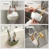 Aquarium Hanging Drain Basket: Single/Double Layer Sink Rack for Dishwashing Sponges