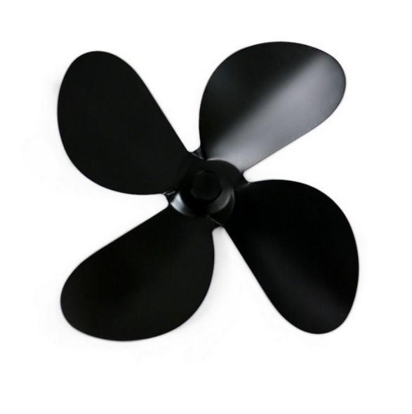 4 Blades Stove Fan Heat Powered Stove Fan Log Wood Burner Ecofan Quiet Home Fireplace Chimney Fan Efficient Heat Distribution