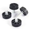 4 Pcs M8x10/14/18/28mm Thread Adjustable Table Foot Table Desk Furniture Leg Screw Levelling Foot Glide Leveler Feet Base 30mm