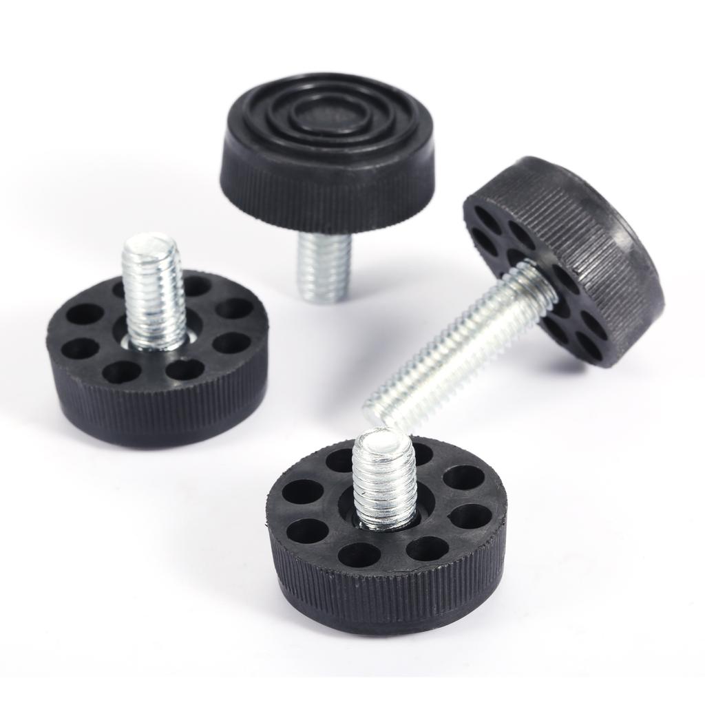 4 Pcs M8x10/14/18/28mm Thread Adjustable Table Foot Table Desk Furniture Leg Screw Levelling Foot Glide Leveler Feet Base 30mm