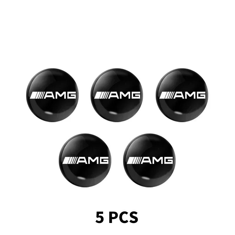 BTJ1 10Pcs 15mm Car Lock Keyhole Stickers Decoration Protection For Mercedes Benz B/C/E/S Class A Class C200L GLC GLK CLA Accessories