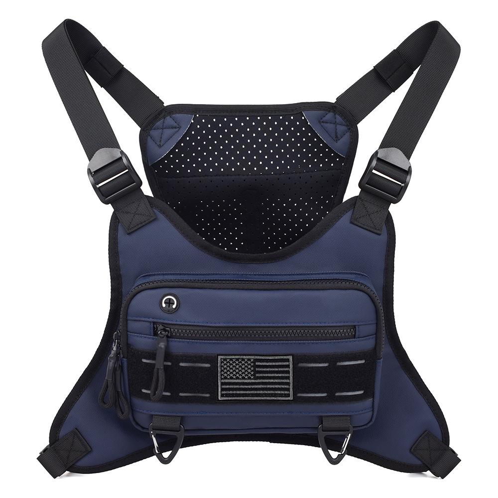 Outdoor Running Bag Cycling Jogging Hunting Vest Camping Front Chest Vest BackpackRig Sports Gym Travel Training