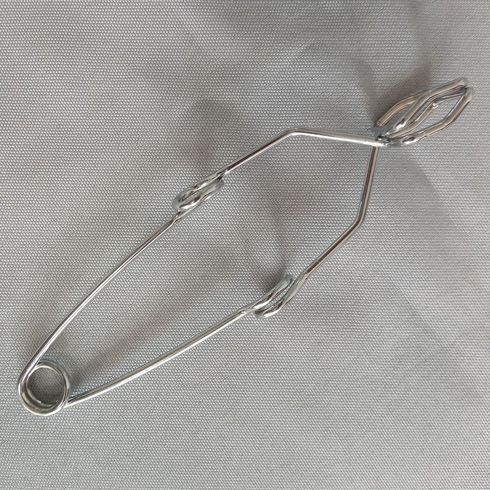 Stainless Steel Spring Steel Test Tube Clip 14.5cm Length Chrome Plated Clamp Labs Silver Test Tube Clamp Laboratory Experiment