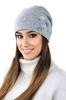 Onyx Elegant Women' Wool Hat, Gray Color