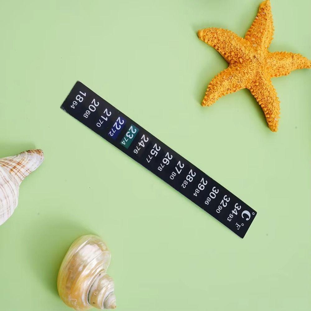 5Pcs Dual Scale Digital Fish Tank Thermometer 4-36 0-50 Temperature Sticker Fish Tank