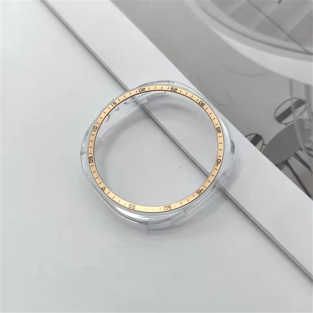 Lünettenring+Abdeckung für Samsung Galaxy Watch 8 Hülle 44mm 40m Schutz Hart PC Bumper Skala Schale Galaxy Watch 8 Schutzhüllen