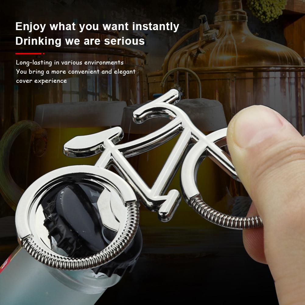 Portable Bottle Opener Keychain Metal Beer Bottle Opener Stainless Steel Bike Bottle Opener Keychain Key Rings