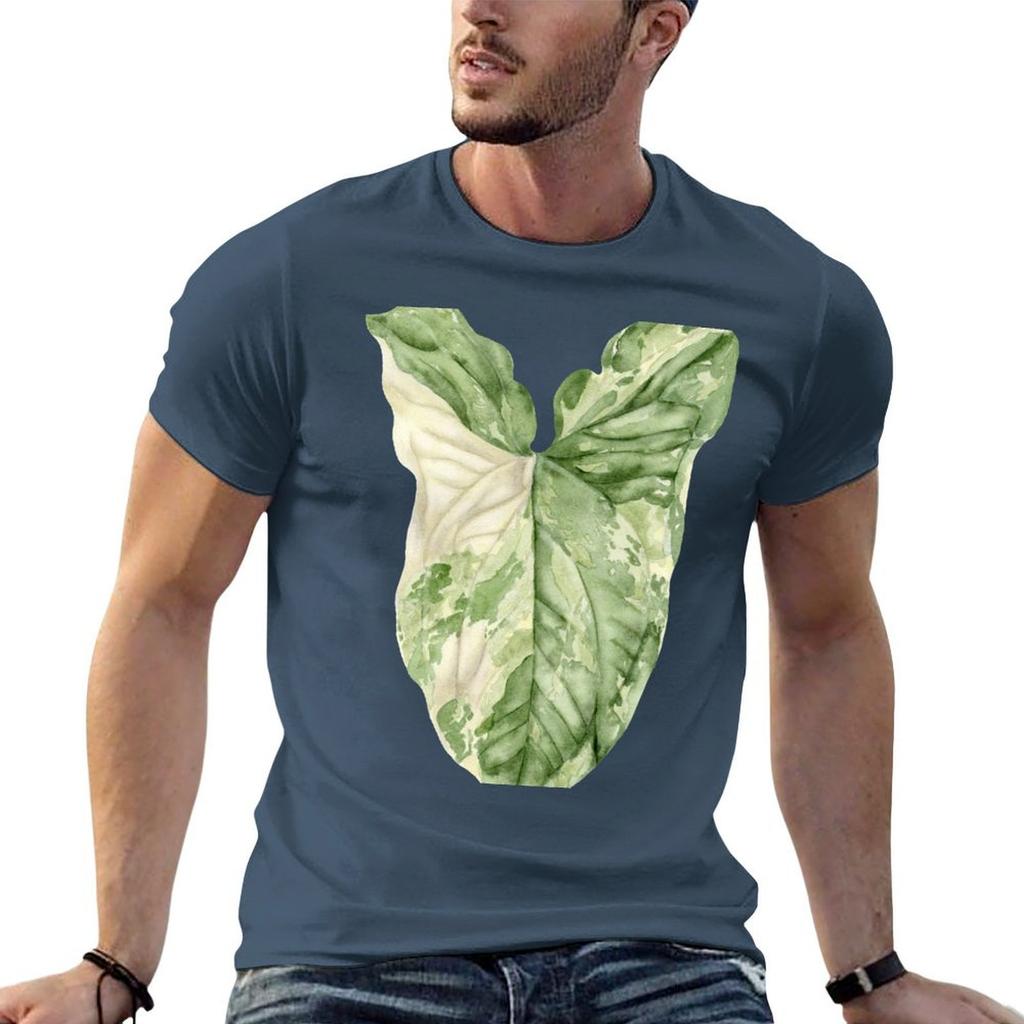 Syngonium Albo Variegata Tshirt Unisex T Shirt Cotton High Quality Essential T Shirt Anime T Shirts Oversize Tshirt