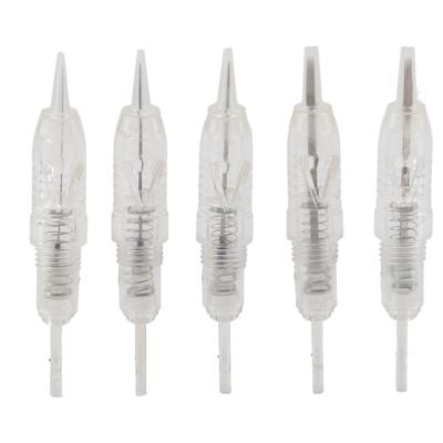 5 Adet Kaş Dövme Kartuşu Döner Elektrikli Microblading Dövme Kalemi İğnesi