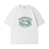 100% Baumwolle Lamm-Print Mutter-Tochter Partnerlook Kurzarm T-Shirt - Rundhals, Lässiges Oberteil