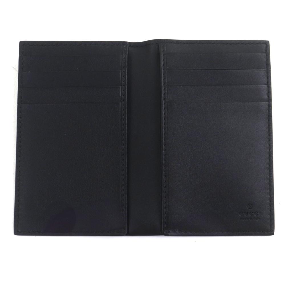 Pristine GUCCI Card Case Black Mens 821209 Used