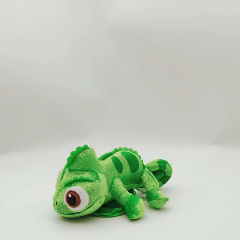 Neue 15cm Pascal Rapunzel Chamäleon Plüschpuppe Stofftiere Schulter Plüschpuppe Magnet Eidechse mit Scheibenfuß Spielzeug Kindergeschenk