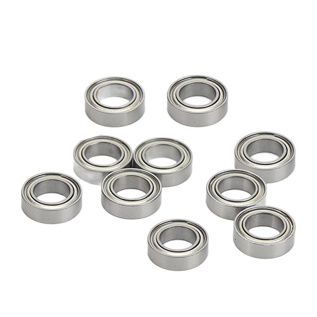 10PCS RC Ball Bearings Set Steel Silver RC Ball Bearing Corrosion Resistant RC Accessories For 110
