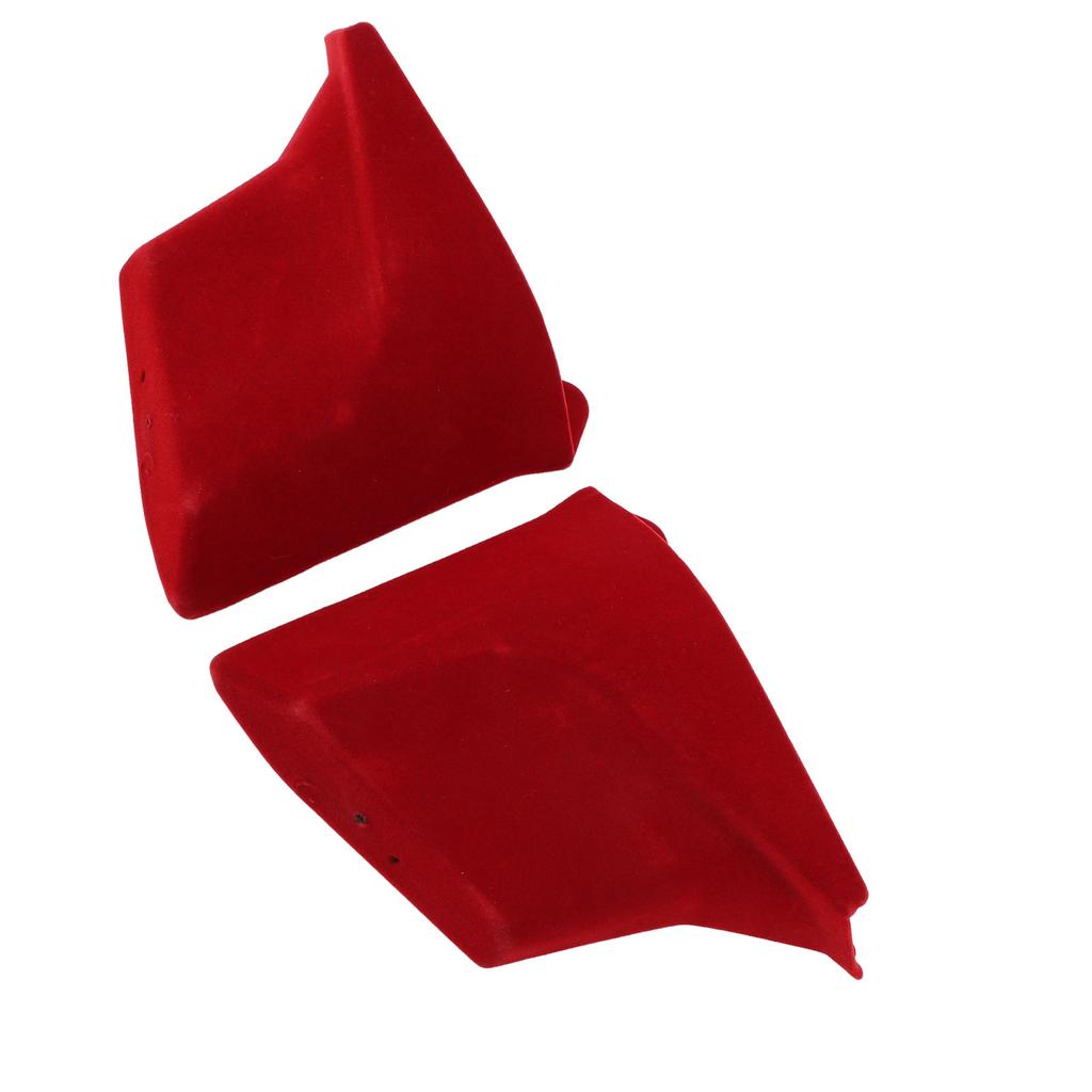 1 Pair Center Console Organizer Ample Storage Space Front Row Armrest Storage Box for Cayenne 2011 to 2017 Red